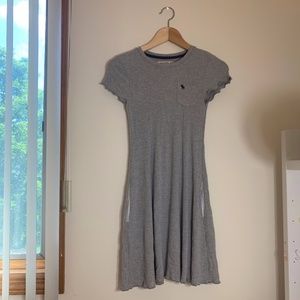 Abercrombie kids gray knit dress